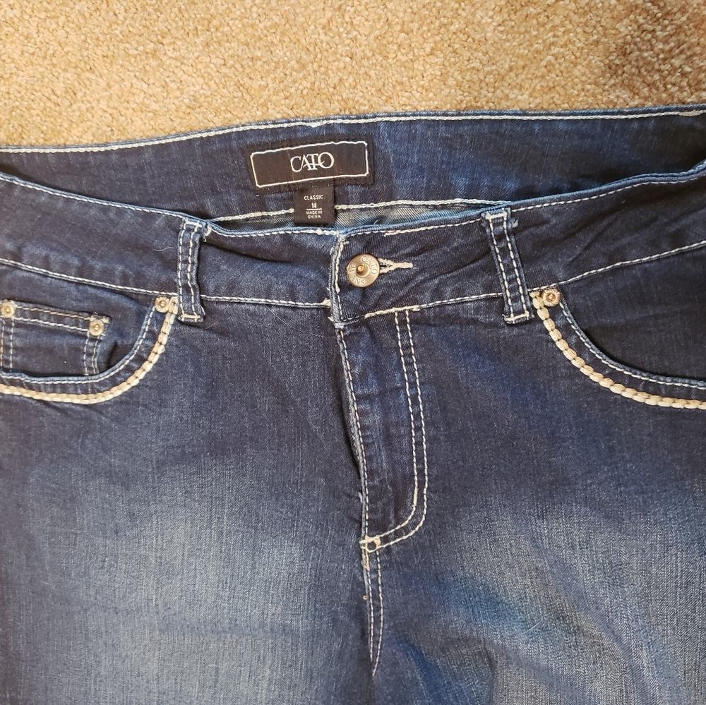 Cato Women's Blue Boot Cut Jeans
